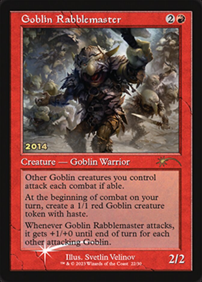 Goblin Rabblemaster [30th Anniversary Promos] | Galactic Gamez