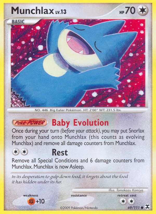 Munchlax (69/111) [Platinum: Rising Rivals] | Galactic Gamez