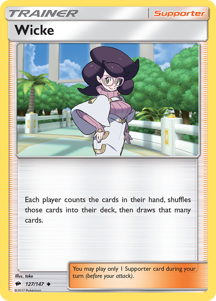 Wicke (127/147) [Sun & Moon: Burning Shadows] | Galactic Gamez