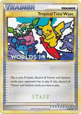 Tropical Tidal Wave (HGSS18) (Staff) [HeartGold & SoulSilver: Black Star Promos] | Galactic Gamez