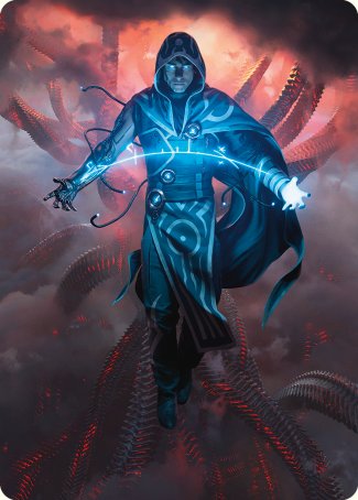 Jace, the Perfected Mind Art Card [Phyrexia: All Will Be One Art Series] | Galactic Gamez