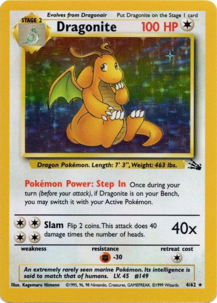 Dragonite (4/62) [Fossil Unlimited] | Galactic Gamez