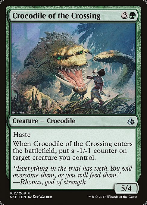 Crocodile of the Crossing [Amonkhet] | Galactic Gamez