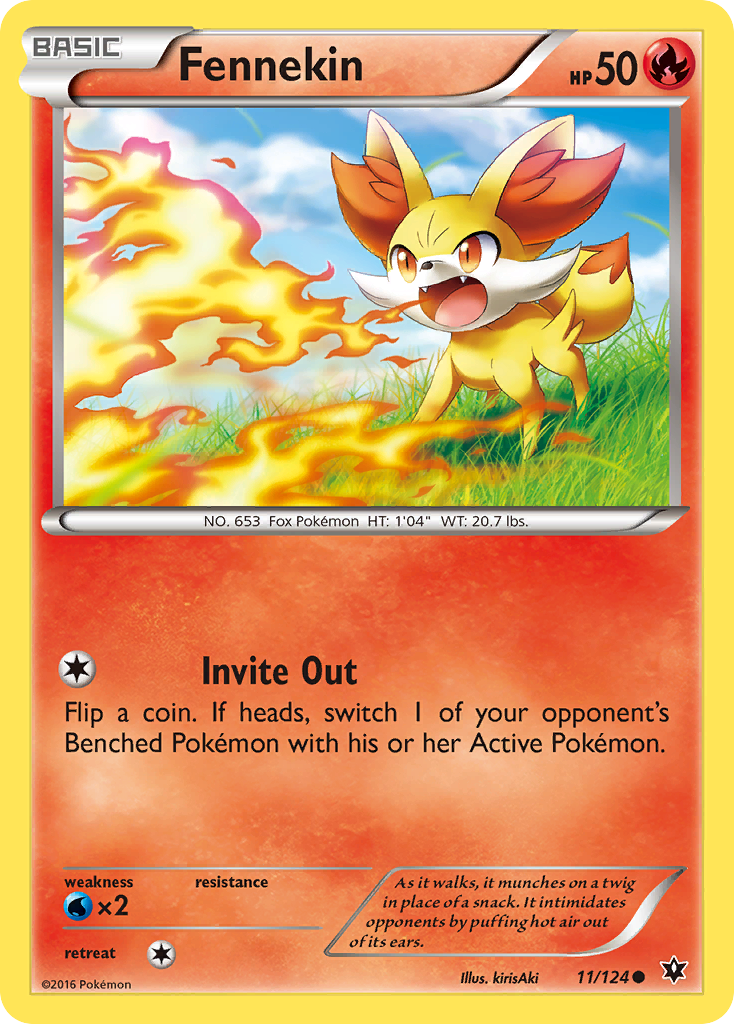 Fennekin (11/124) [XY: Fates Collide] | Galactic Gamez