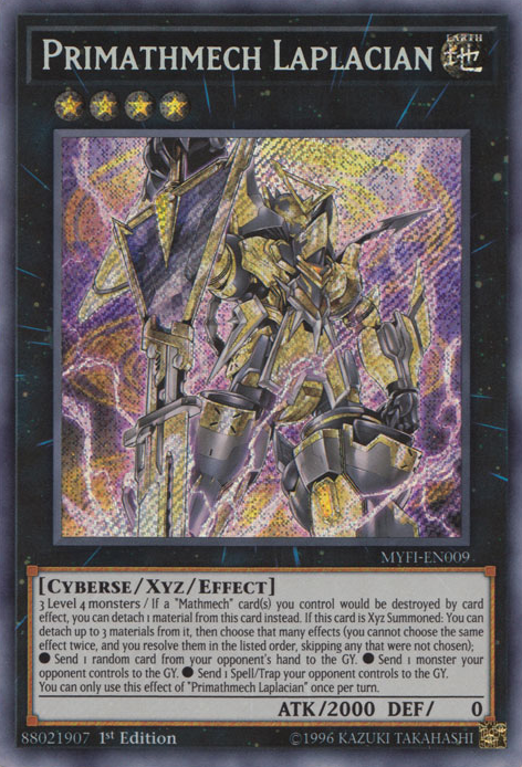 Primathmech Laplacian [MYFI-EN009] Secret Rare | Galactic Gamez