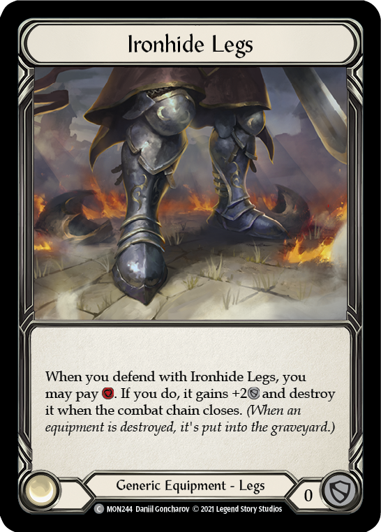 Ironhide Legs (Cold Foil) [MON244-CF] 1st Edition Cold Foil | Galactic Gamez
