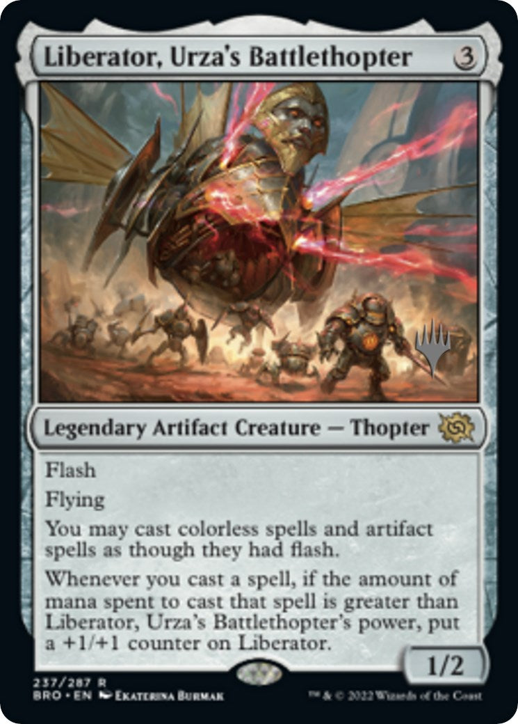 Liberator, Urza's Battlethopter (Promo Pack) [The Brothers' War Promos] | Galactic Gamez
