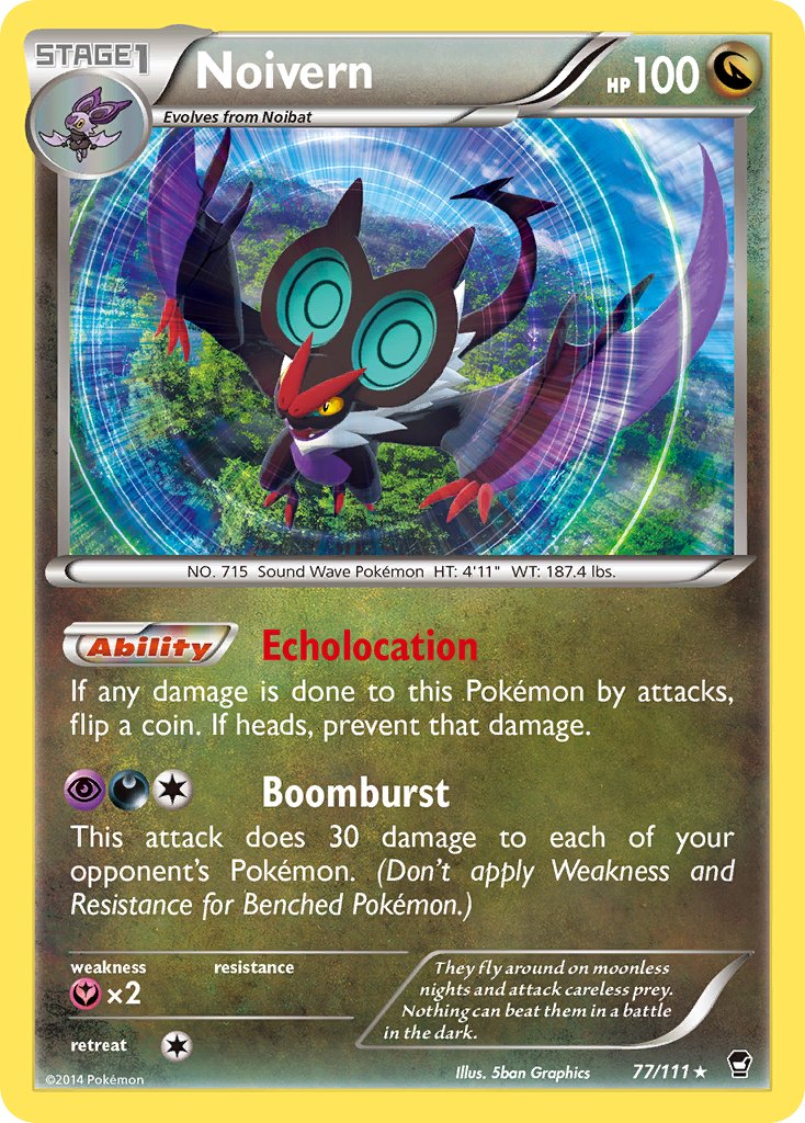 Noivern (77/111) (Cosmos Holo) (Blister Exclusive) [XY: Furious Fists] | Galactic Gamez