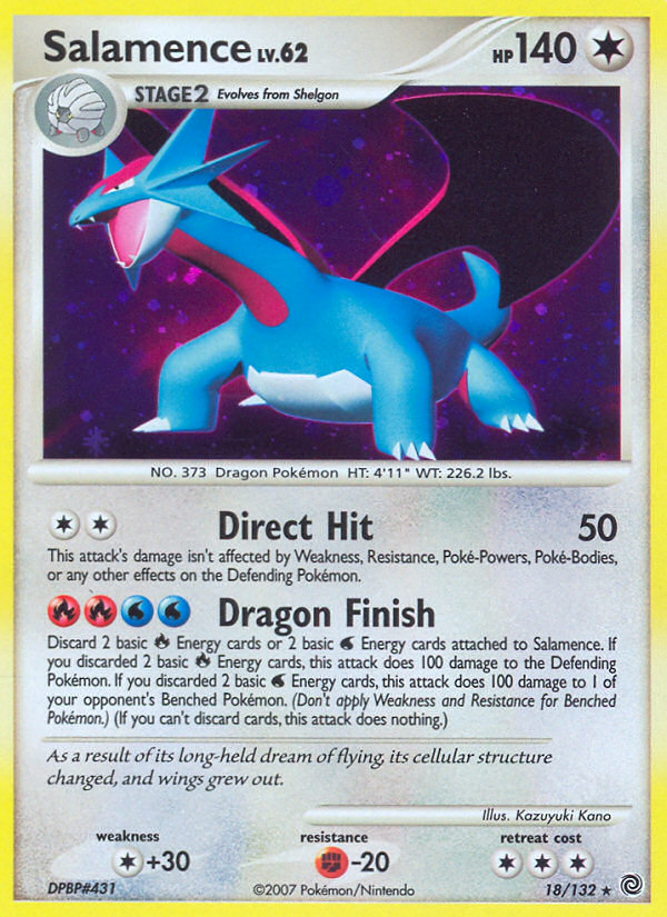 Salamence (18/132) [Diamond & Pearl: Secret Wonders] | Galactic Gamez