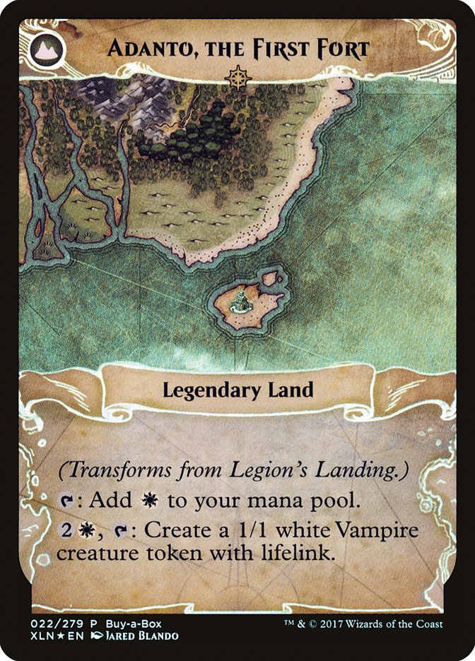 Legion's Landing // Adanto, the First Fort (Buy-A-Box) [Ixalan Treasure Chest] | Galactic Gamez