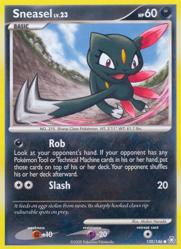 Sneasel (120/146) [Diamond & Pearl: Legends Awakened] | Galactic Gamez