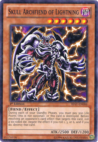 Skull Archfiend of Lightning [BP01-EN006] Starfoil Rare | Galactic Gamez