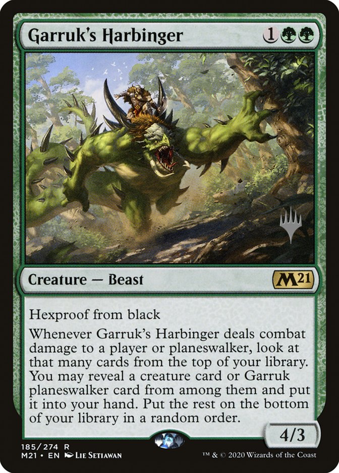 Garruk's Harbinger (Promo Pack) [Core Set 2021 Promos] | Galactic Gamez