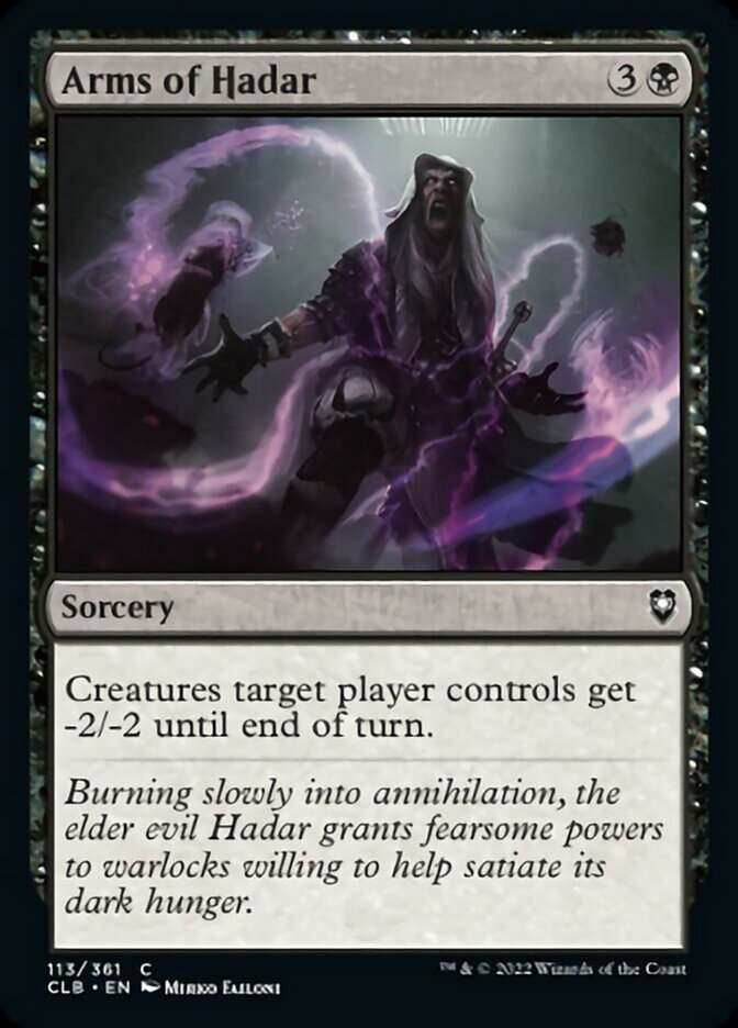 Arms of Hadar [Commander Legends: Battle for Baldur's Gate] | Galactic Gamez
