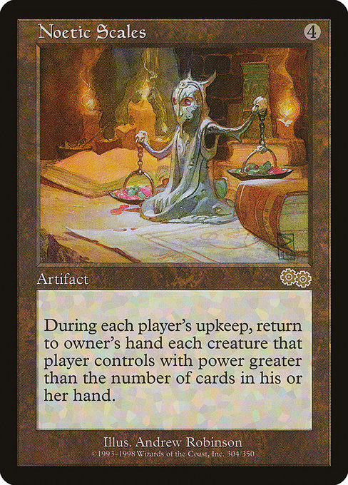 Noetic Scales [Urza's Saga] | Galactic Gamez