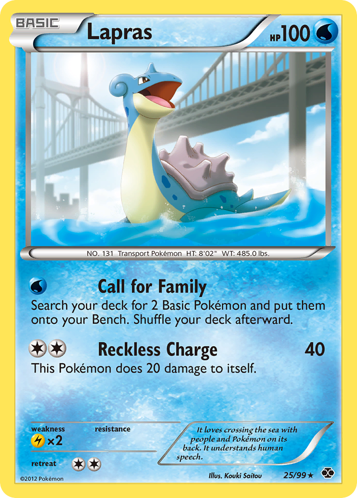 Lapras (25/99) [Black & White: Next Destinies] | Galactic Gamez