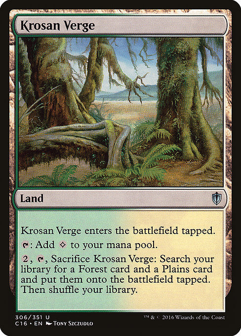 Krosan Verge [Commander 2016] | Galactic Gamez