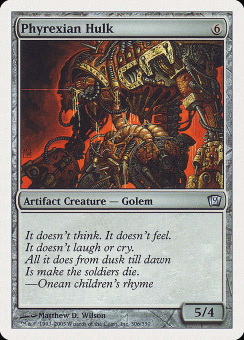 Phyrexian Hulk [Ninth Edition] | Galactic Gamez