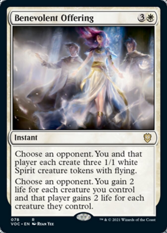 Benevolent Offering [Innistrad: Crimson Vow Commander] | Galactic Gamez