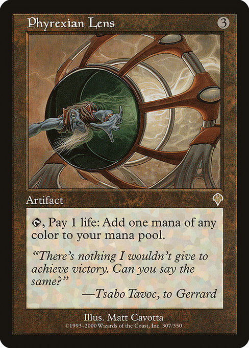 Phyrexian Lens [Invasion] | Galactic Gamez