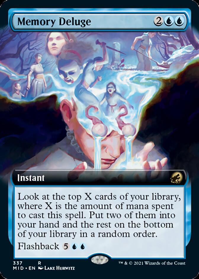 Memory Deluge (Extended) [Innistrad: Midnight Hunt] | Galactic Gamez