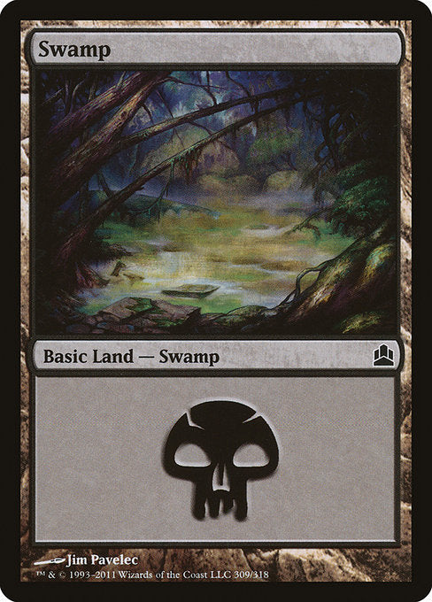 Swamp [Commander 2011] | Galactic Gamez