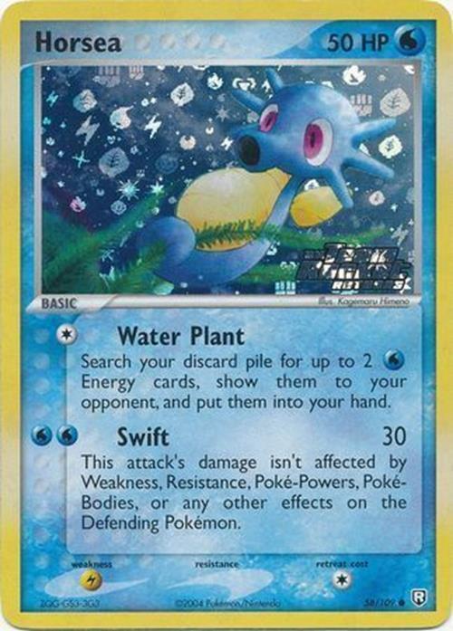 Horsea (58/109) (Stamped) [EX: Team Rocket Returns] | Galactic Gamez