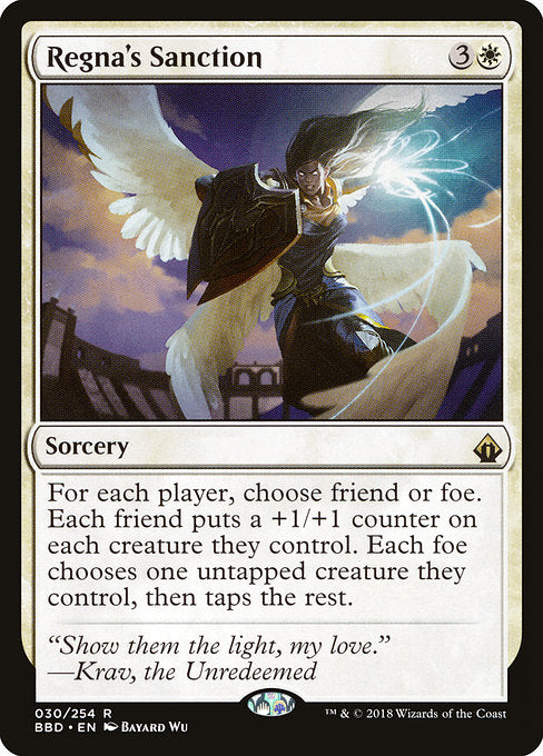 Regna's Sanction [Battlebond] | Galactic Gamez