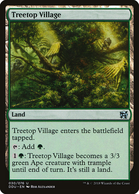 Treetop Village [Duel Decks: Elves vs. Inventors] | Galactic Gamez