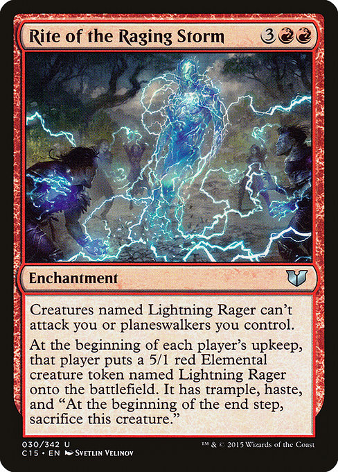 Rite of the Raging Storm [Commander 2015] | Galactic Gamez