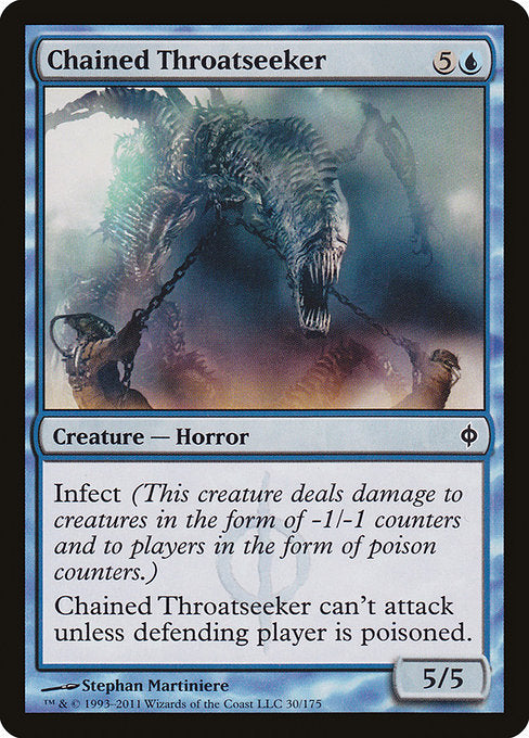 Chained Throatseeker [New Phyrexia] | Galactic Gamez