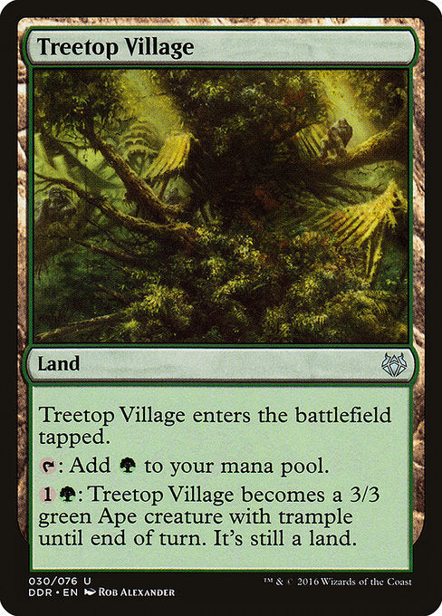 Treetop Village [Duel Decks: Nissa vs. Ob Nixilis] | Galactic Gamez