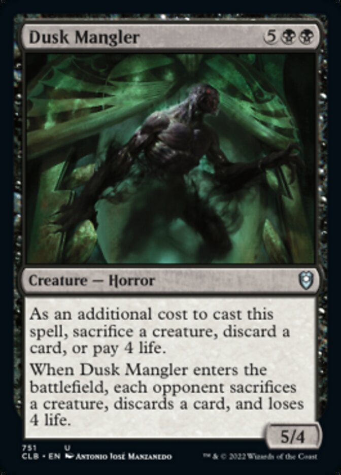 Dusk Mangler [Commander Legends: Battle for Baldur's Gate] | Galactic Gamez