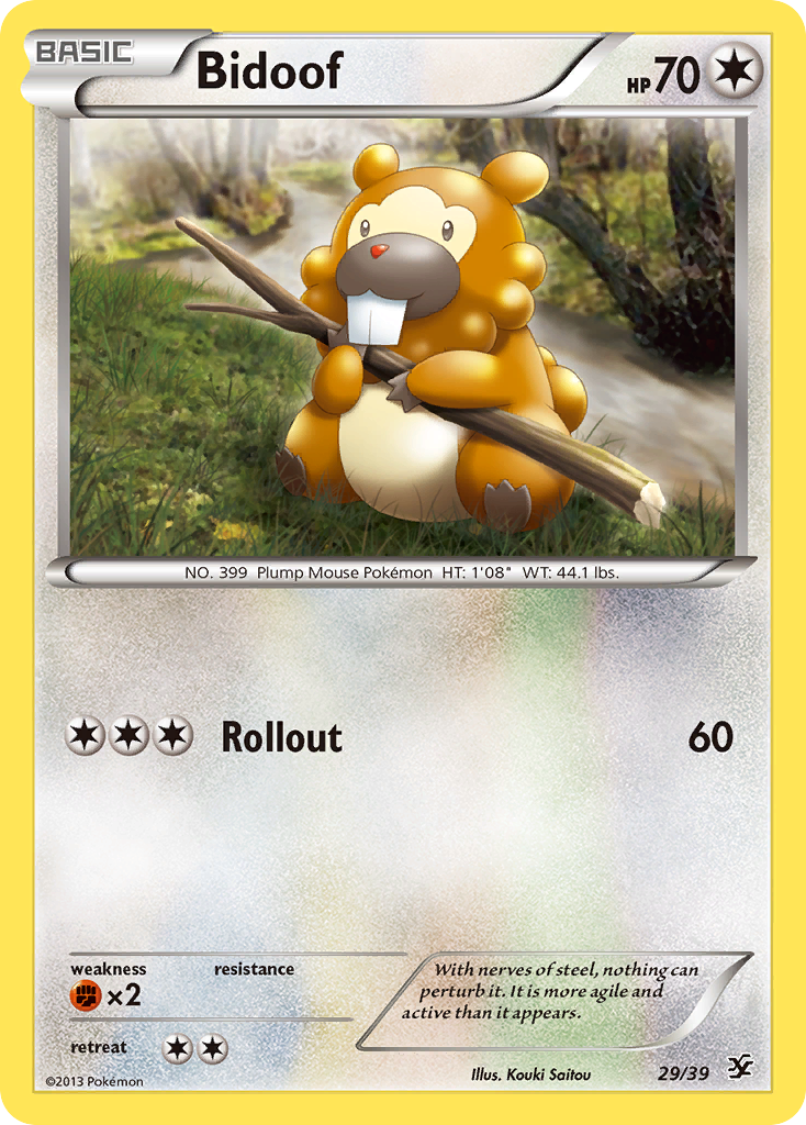 Bidoof (29/39) [XY: Kalos Starter Set] | Galactic Gamez