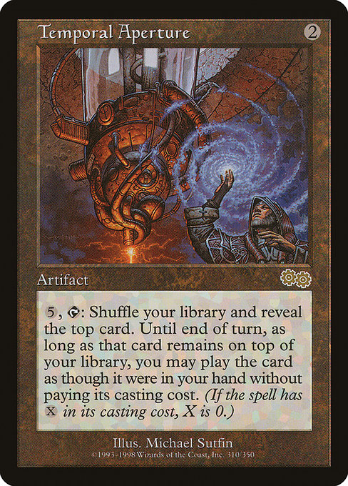 Temporal Aperture [Urza's Saga] | Galactic Gamez