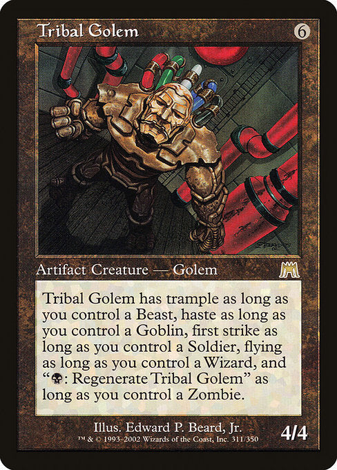 Tribal Golem [Onslaught] | Galactic Gamez