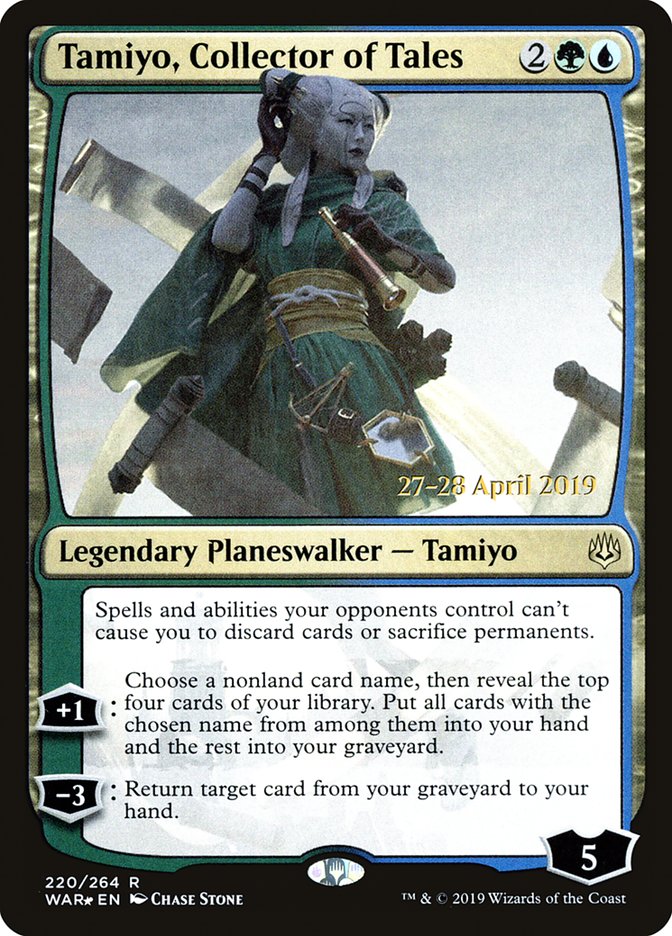 Tamiyo, Collector of Tales  [War of the Spark Prerelease Promos] | Galactic Gamez