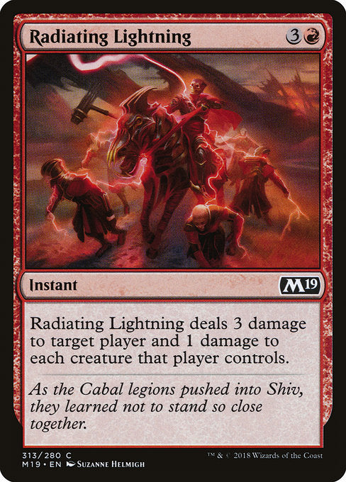 Radiating Lightning [Core Set 2019] | Galactic Gamez