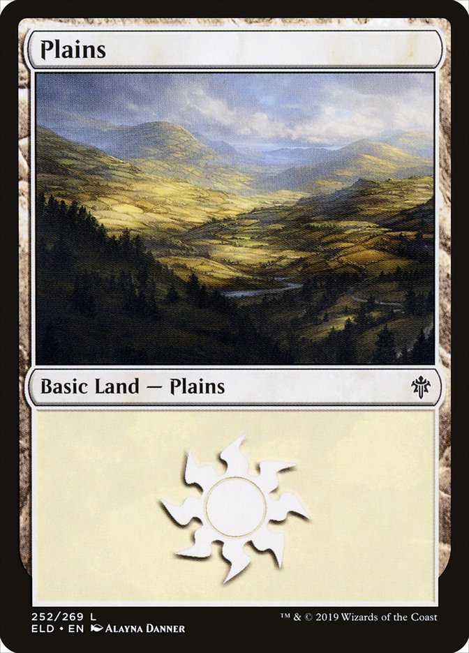 Plains (252) [Throne of Eldraine] | Galactic Gamez