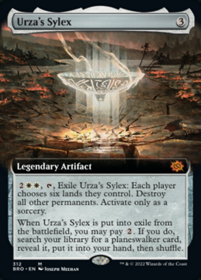 Urza's Sylex (Extended Art) [The Brothers' War] | Galactic Gamez