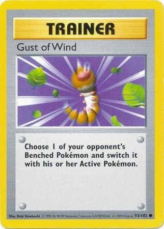 Gust of Wind (93/102) [Base Set Shadowless Unlimited] | Galactic Gamez