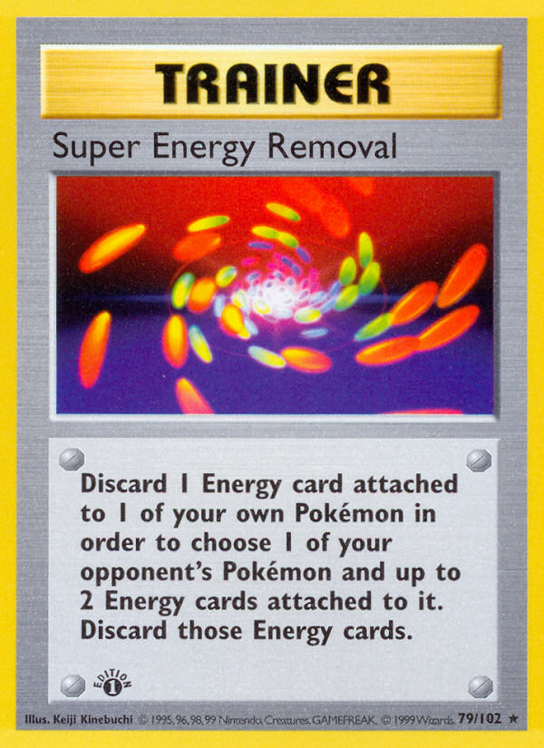 Super Energy Removal (79/102) (Shadowless) [Base Set 1st Edition] | Galactic Gamez