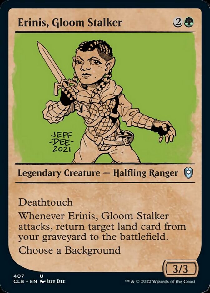 Erinis, Gloom Stalker (Showcase) [Commander Legends: Battle for Baldur's Gate] | Galactic Gamez
