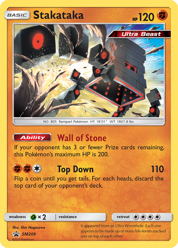 Stakataka (SM209) [Sun & Moon: Black Star Promos] | Galactic Gamez