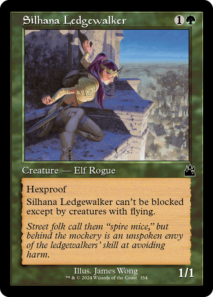 Silhana Ledgewalker (Retro Frame) [Ravnica Remastered] | Galactic Gamez