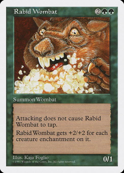 Rabid Wombat [Fifth Edition] | Galactic Gamez