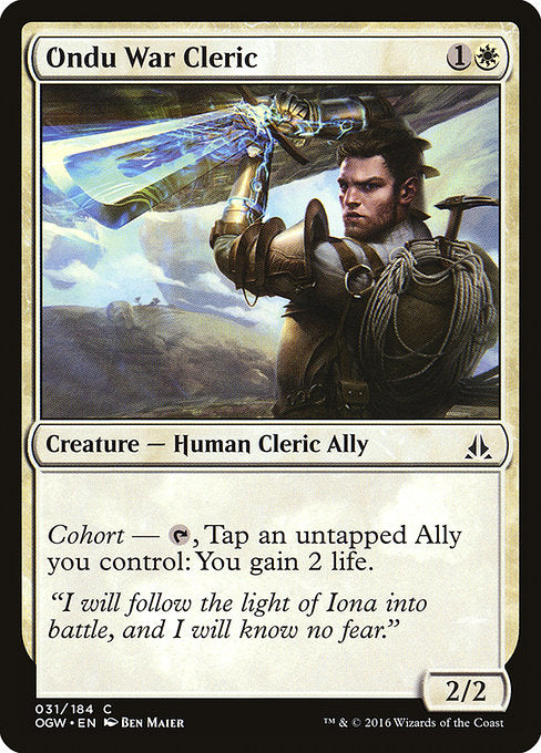 Ondu War Cleric [Oath of the Gatewatch] | Galactic Gamez