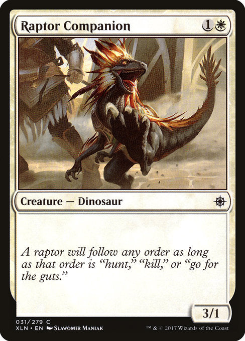 Raptor Companion [Ixalan] | Galactic Gamez