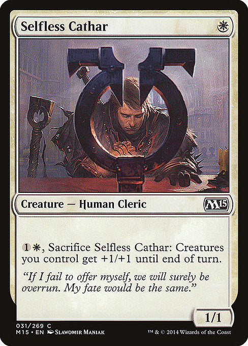 Selfless Cathar [Magic 2015] | Galactic Gamez