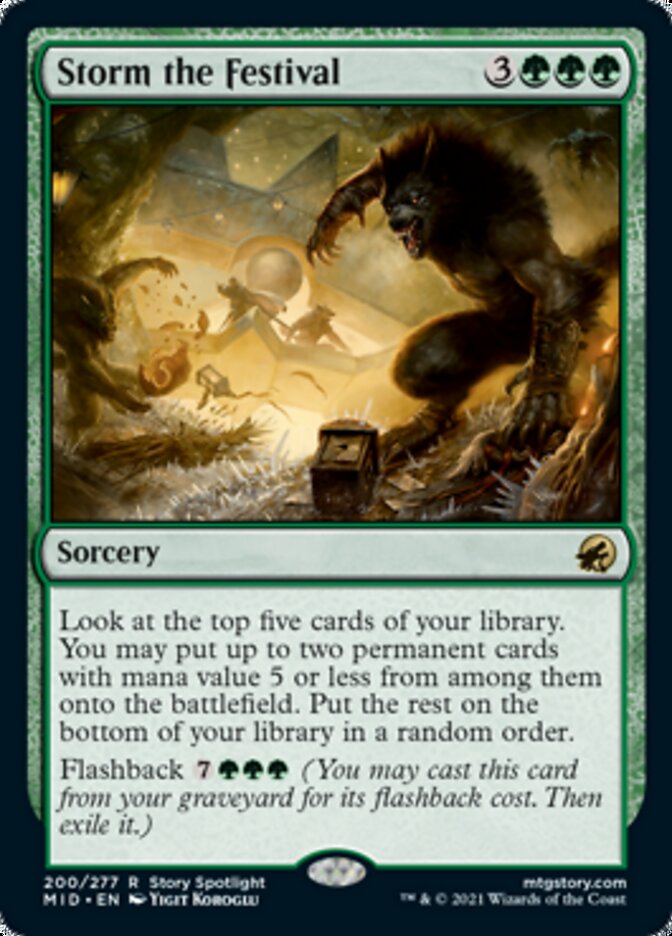 Storm the Festival [Innistrad: Midnight Hunt] | Galactic Gamez